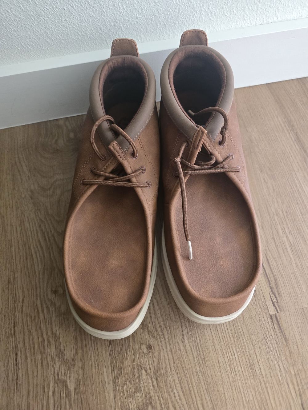 Men's Casual Lace-Up Chukka Shoes in Brown